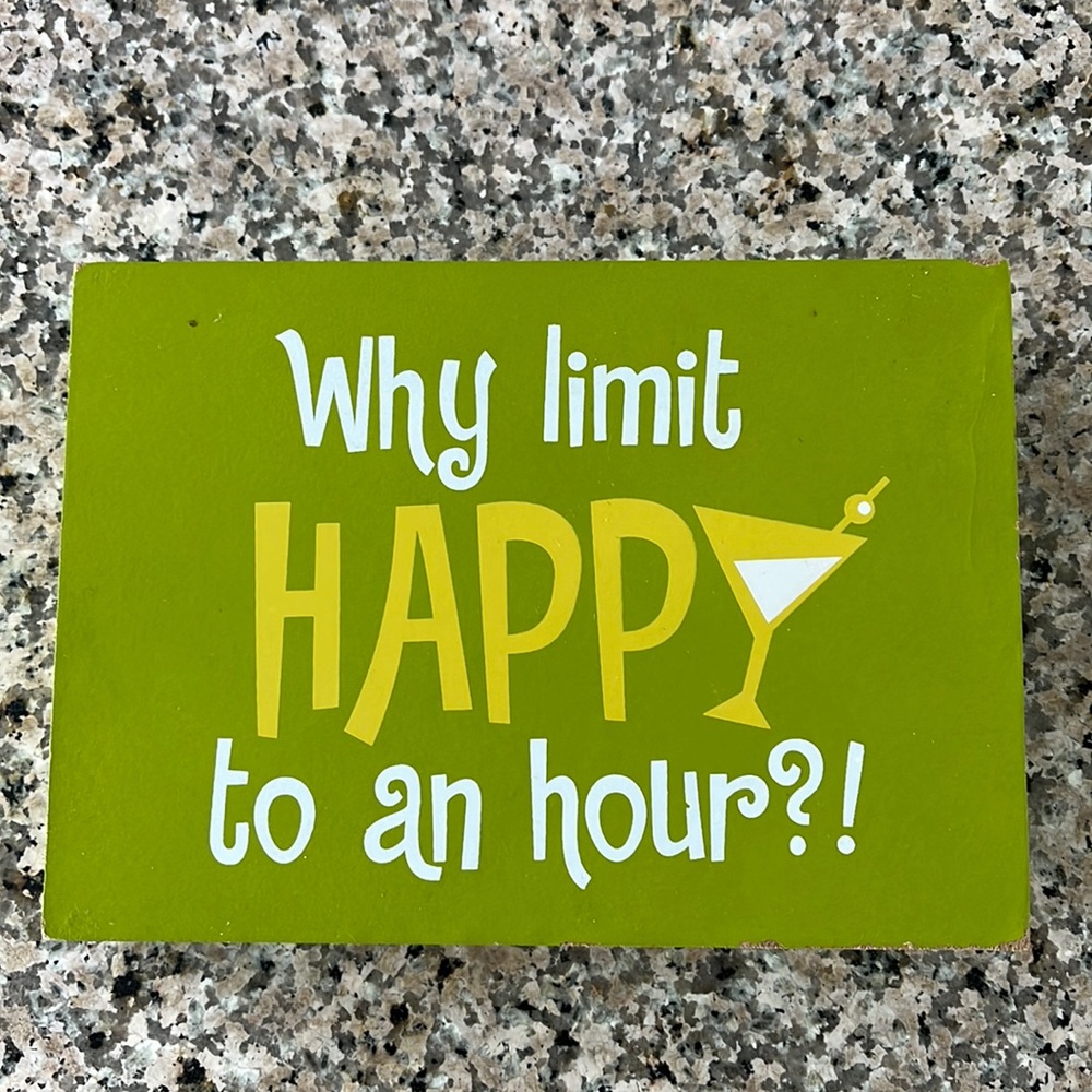Happy Hour Sign